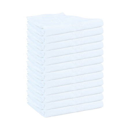 Monarch Brands Herringbone Tea Towels , White, 288PK SC-HTWH-24-CS